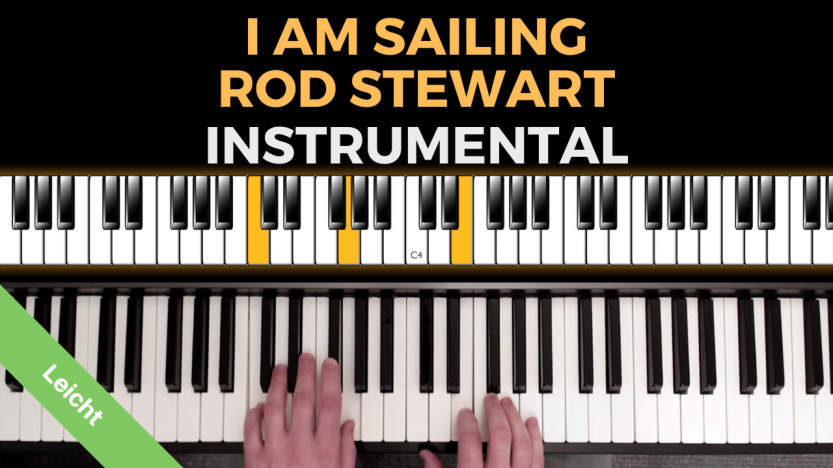 I Am Sailing - Rod Stewart - Instrumental - Leicht